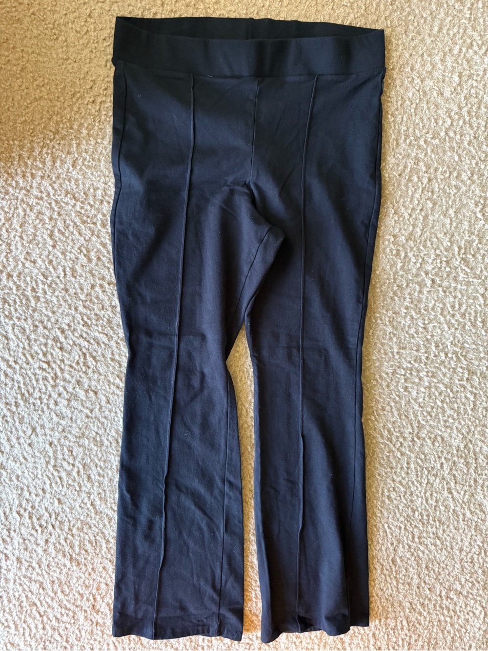 torrid Black High-Rise Ponte Leggings with Front Seams